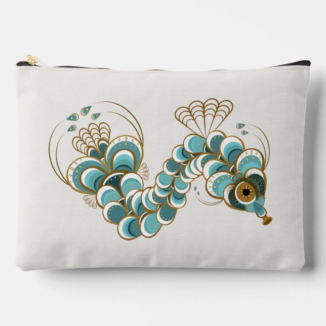 Chimera - Peacock Seahorse Large Pouch (Front)
