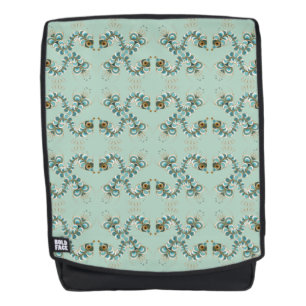 Chimera - Peacock Seahorse Patterned Backpack