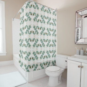 Chimera - Peacock Seahorse Shower Curtain