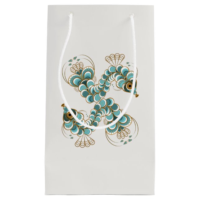 Chimera - Peacock Seahorse Small Gift Bag (Front)