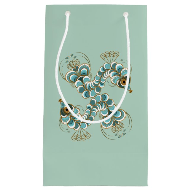 Chimera - Peacock Seahorse Small Gift Bag (Front)