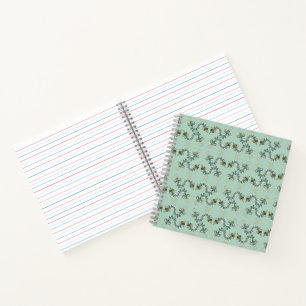 Chimera - Peacock Seahorse Square Notebook