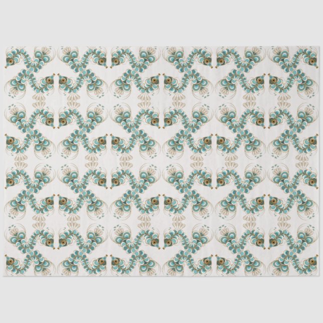 Chimera - Peacock Seahorse Tissue Paper (Front)