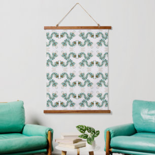 Chimera - Peacock Seahorse Wood Topped Tapestry