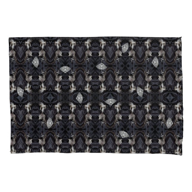 Chimigos - Chihuahuas and Diamonds Pillowcase (Front-Left)