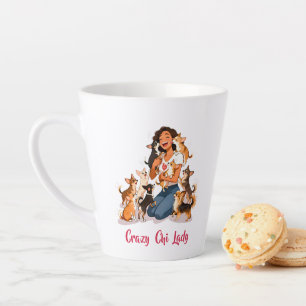 Chimigos - Crazy Chi Lady - Chihuahua Latte Mug
