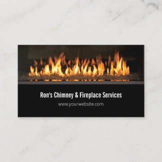 Chimney & Fireplace Services Repairs Business Card