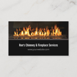 Chimney & Fireplace Services Repairs Business Card