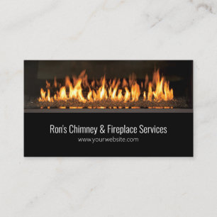 Chimney & Fireplace Services Repairs Business Card
