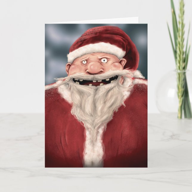 Chimney Intruder Holiday Card (Front)