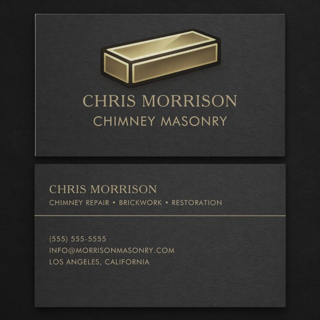 Chimney Masonry Business Card (Creator Uploaded)