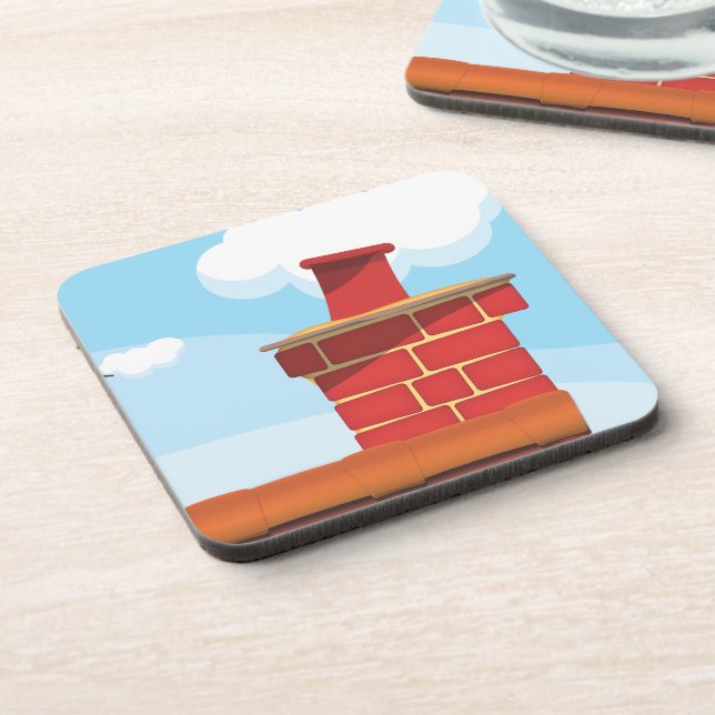 Chimney Pots Coaster (Left Side)