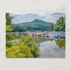 chimney rock lake lure north carolina landscape na postcard