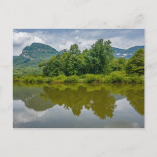 chimney rock lake lure north carolina landscape na postcard