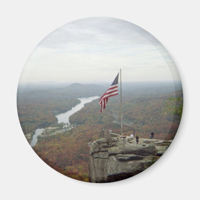 Chimney Rock Mountain Magnet (Front)