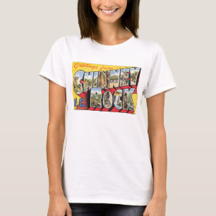 Chimney Rock N.C. Vintage Travel Poster T-Shirt