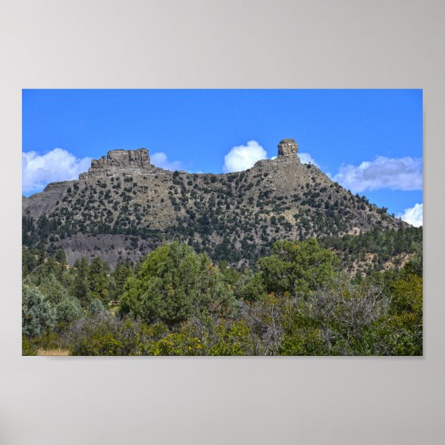 Chimney Rock National Monument, Colorado Poster (Front)