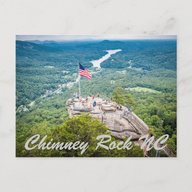 Chimney Rock NC Postcard (Front)