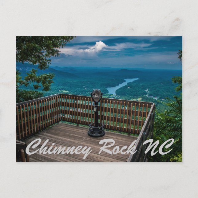 Chimney Rock NC Postcard (Front)