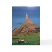 Chimney Rock Nebraska Blank Greeting Card