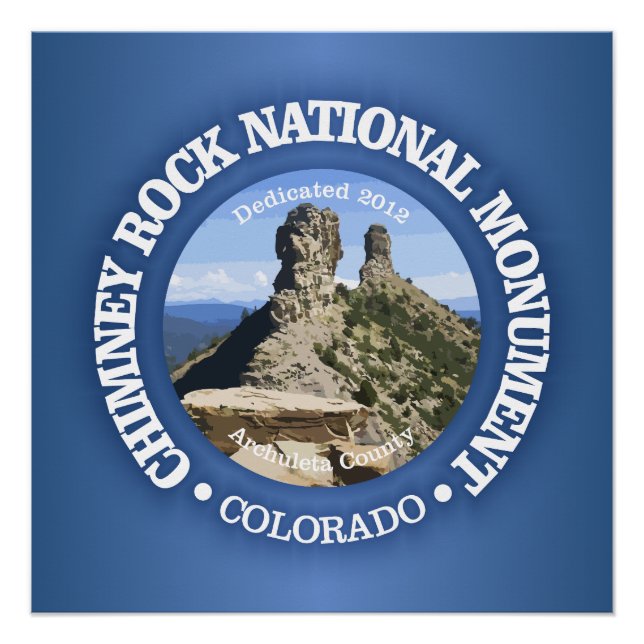 Chimney Rock (NM) Poster (Front)