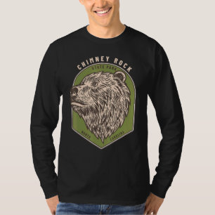 Chimney Rock North Carolina Bears Blue Ridge Mount T-Shirt