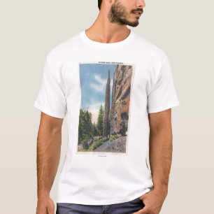 Chimney Rock on Cody Highway, Montana View T-Shirt