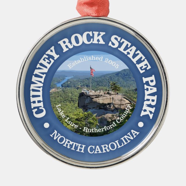 Chimney Rock SP Metal Tree Decoration (Front)
