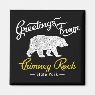 Chimney Rock State Park Bear Magnet