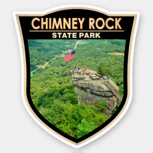 Chimney Rock State Park North Carolina Badge