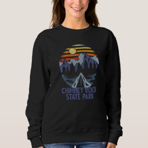 Chimney Rock State Park North Carolina Camping Sweatshirt