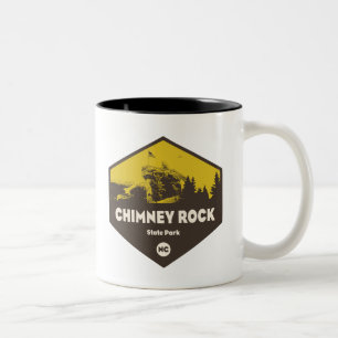 Chimney Rock State Park, North Carolina Two-Tone Coffee Mug