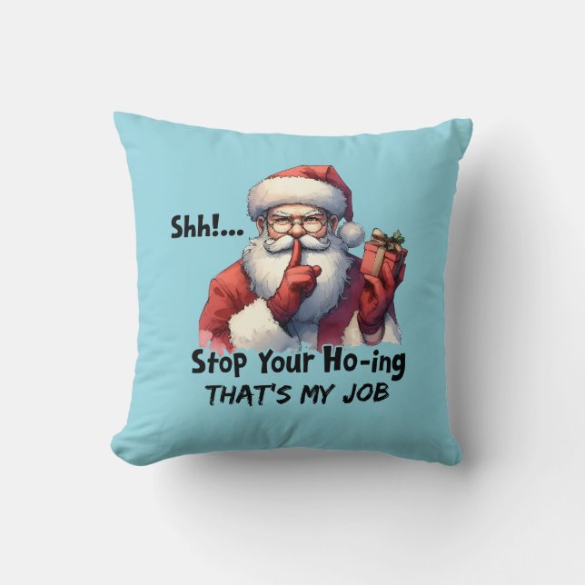Chimney Santa Cushion (Front)