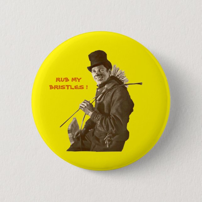 CHIMNEY SWEEP 6 CM ROUND BADGE (Front)