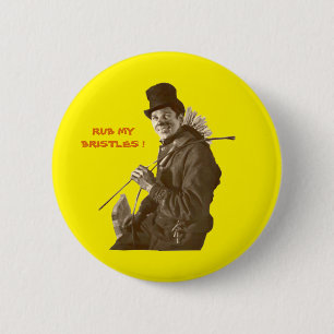 CHIMNEY SWEEP 6 CM ROUND BADGE