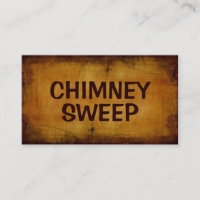 Chimney Sweep Antique Business Card