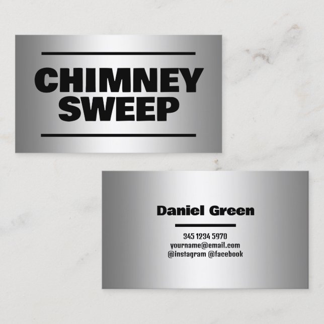 Chimney Sweep Business Card (Front/Back)