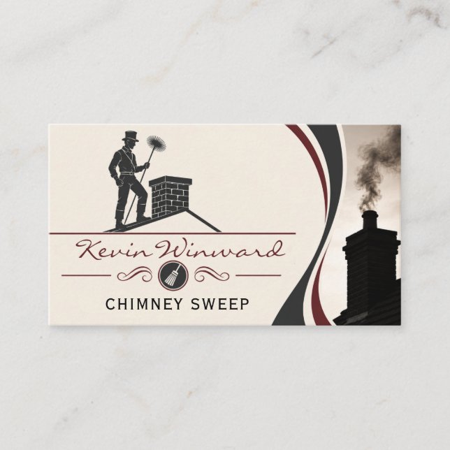Chimney Sweep Business Card (Front)