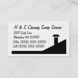 Chimney sweep business cards