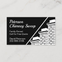 Chimney Sweep Cleaning Black White