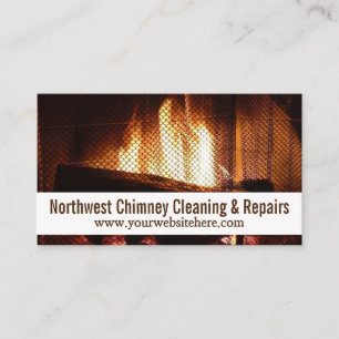 Chimney Sweep Cleaning & Repairs  Business Card