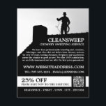 Chimney Sweep Design, Chimney Sweeping Service Flyer<br><div class="desc">Chimney Sweep Design,  Chimney Sweeping Service Advertising Flyer by The Business Card Store.</div>