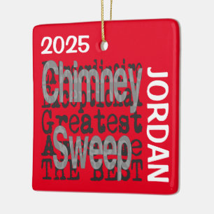 Chimney Sweep Extraordinaire CUSTOM Ceramic Ornament