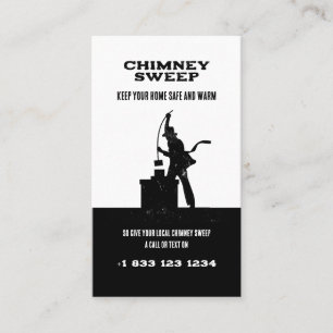 Chimney Sweep   Professional Business Card