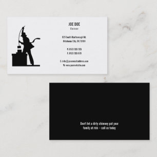 Chimney Sweep   Professional Business Card