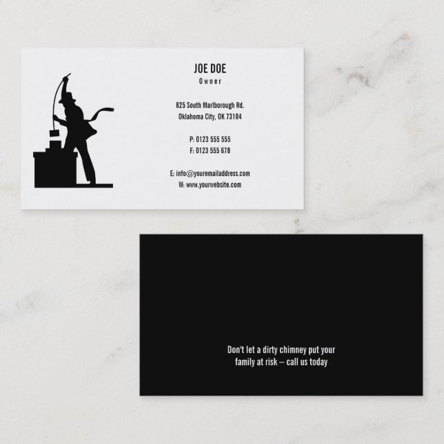 Chimney Sweep | Professional Business Card (Front/Back)