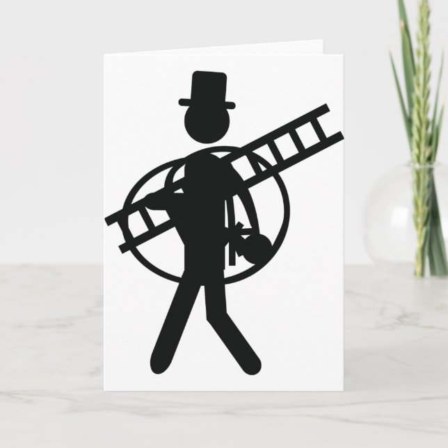 chimney sweeper good luck card (Front)
