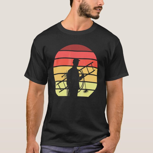 Chimney Sweeping Retro Chimney Sweeper T-Shirt (Front)