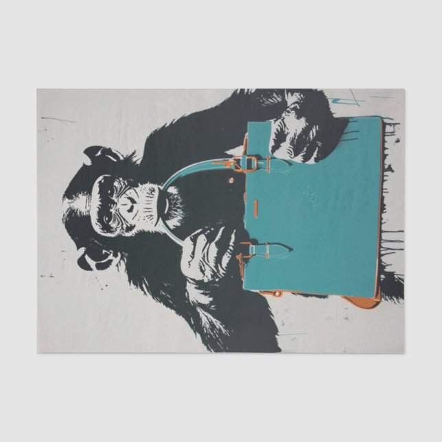 Chimp Business7 Tissue Paper (Front)