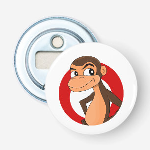 Chimp cartoon bottle opener